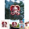 Eyecatching 2d Acrylic Octopus Pendant For Car Interior Decor And Fun Gift Options