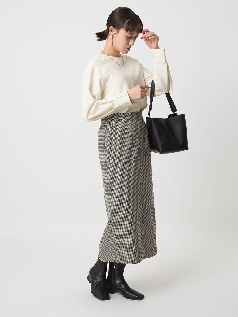 [United Arrows Green Label Relaxing] Soft Georgette Pullover - Machine Washable, Stretch - 35111000001 0300 OFF WHITE(03) FREE