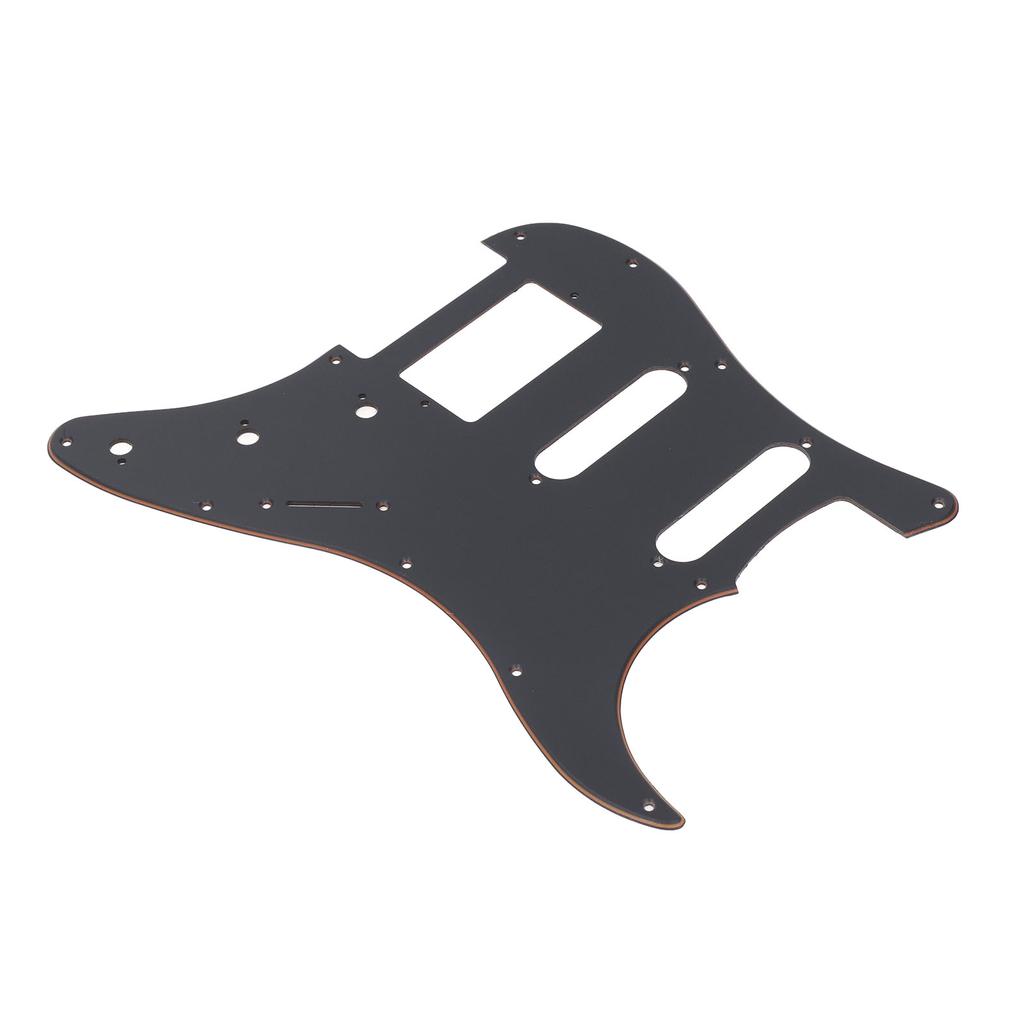 Plastic Guitar Pickguard 11 Mounting Holes 3 Layer HSS Scratch Guard Plate Replacement for ST Electr