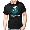 Herren- und Damen-T-Shirts NachtEule Eule Eule Comic Sprüche Geschenk Lustig Spaß Komödie Spaß