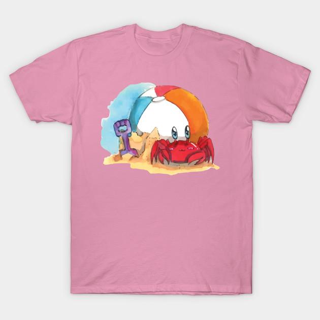 T Shirt Women Mighty Happy Sunny Crabby Harajuku Print Kawaii Tshirt Summer Short Sleeve Female T-Shirt Top Tee