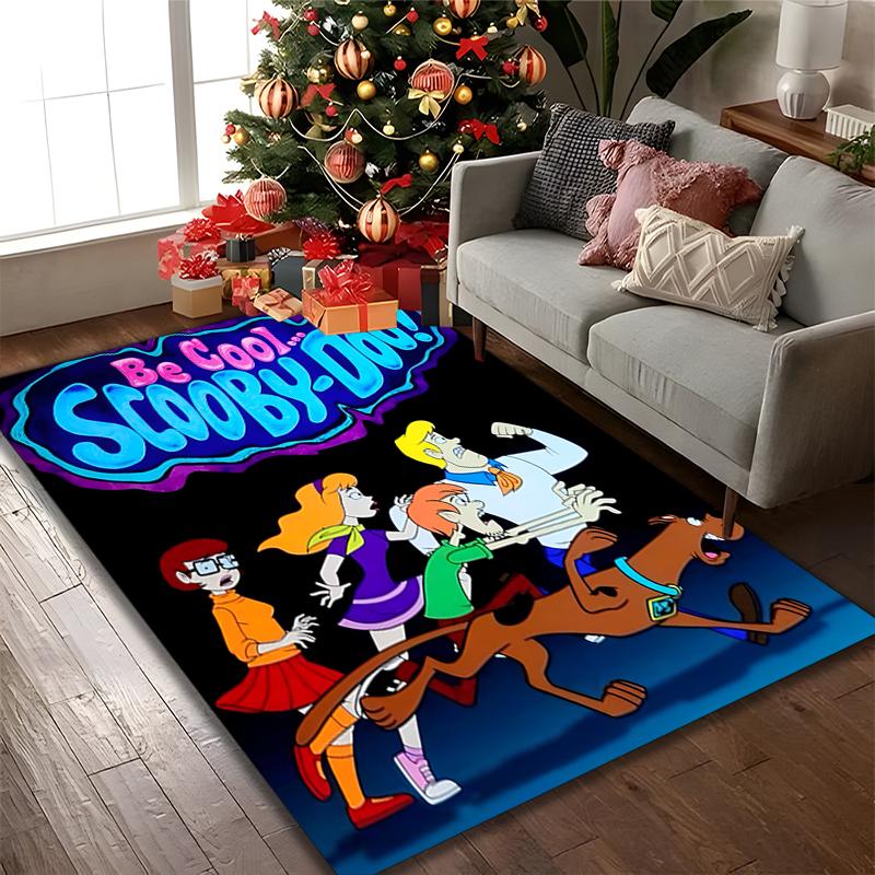 1pc SCOOBY-DOO Carpet for Room Floor Mat, Comfortable Office Chair Printed Area Rug, Beautiful Hotel Rug