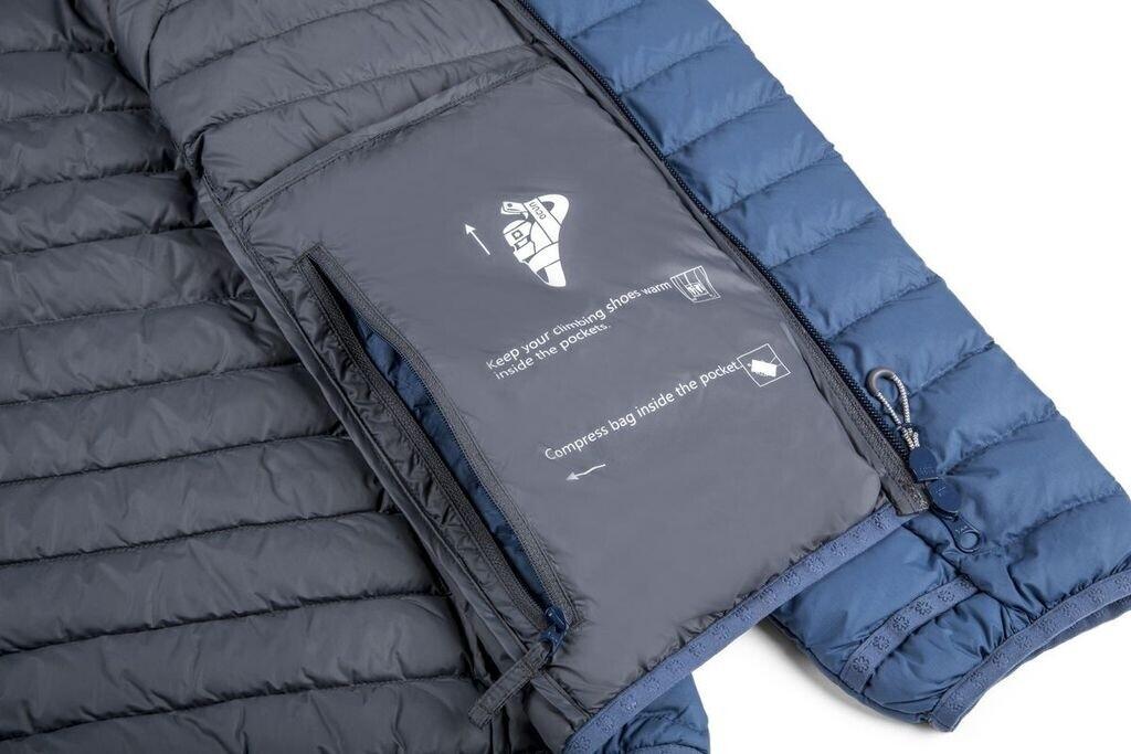 Jacket Ocun Tsunami Eco Down Jacket Blue Opal Iron Collar