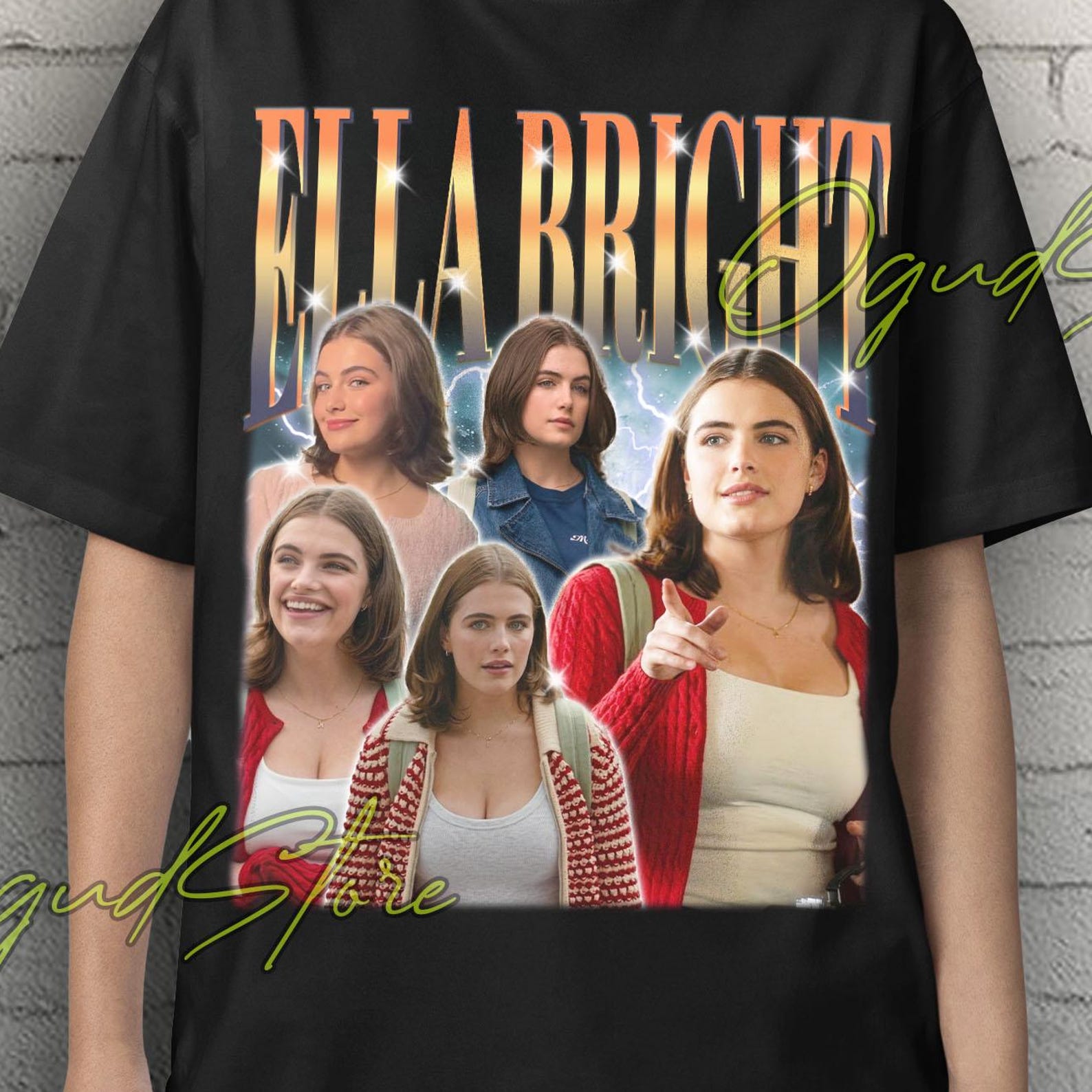 Ella Bright Collage T-Shirt, Ella Bright Retro Tee, Ella Bright Apparel, Ella Bright Film Shirt, Ella Bright Sweatshirt, Ella Bright Hannah S
