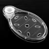Transparent Round Acrylic Soap Dishes Box Holder Lifting Rod Bathroom Accessories