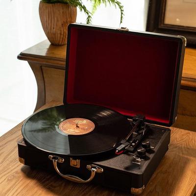Nokta Taşınabilir Çok Fonksiyonlu Retro Bluetooth Vinil Plak Çalar