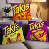 Corn Flakes Snacks T-Takis Kissenbezug Bürokissen Geeignet für Sofa Auto Schlafzimmer Dekorative Kissenhülle