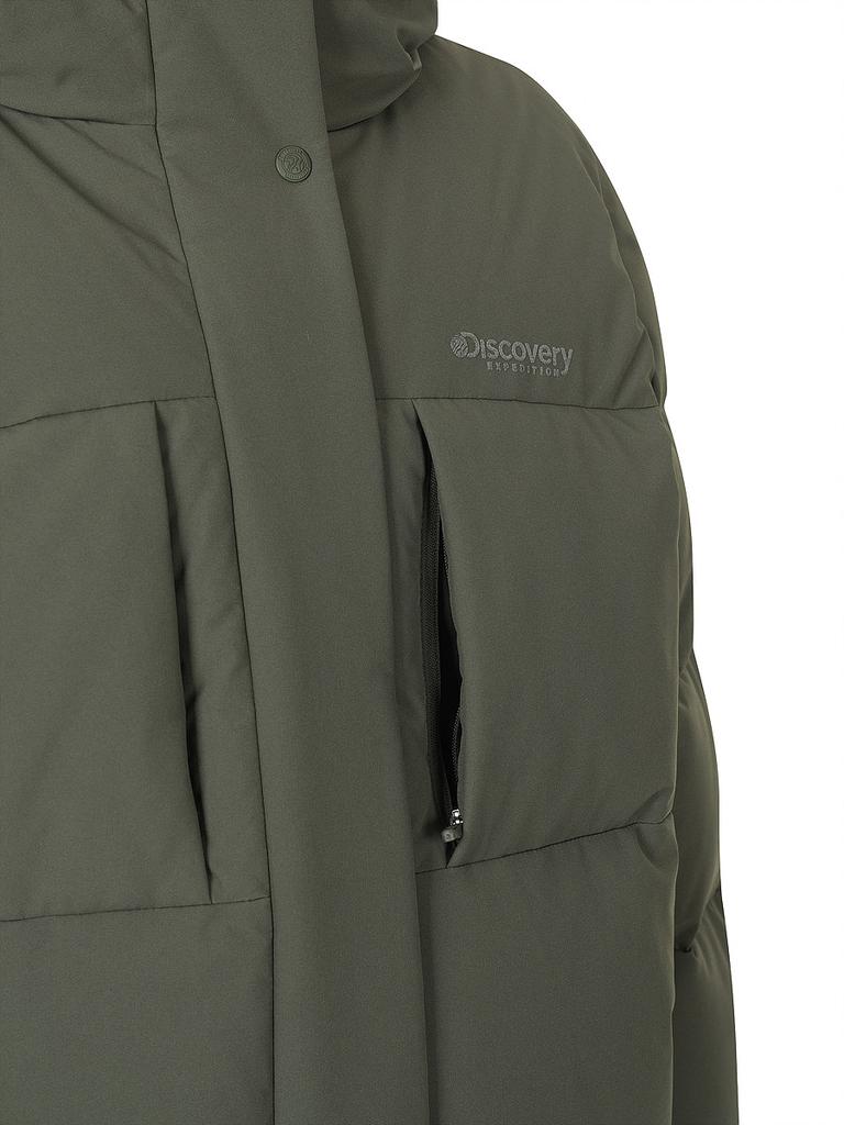 Discovery Expedition Women'S Leicester G Goose Down Long Padded Jacket (D.Khaki)