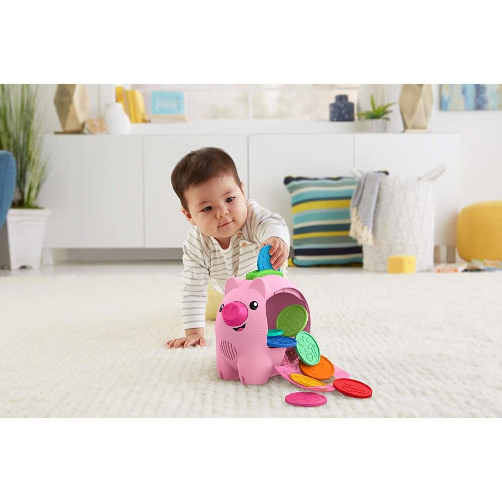 Fisher-Price Směj se a uč se Prasátko na mince Počítej a vibruj