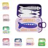 1Pc/set 3D Printed Necklace and Earring Storage Box Multi Functional Fish Bone Jewelry Box  Gift Box