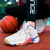Herren Bequeme Ultraweiche Basketballschuhe und Atmungsaktive Schnür-Sneaker