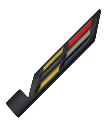 2pcs for Cadillac Front Fender Side Badge CT5 ATSL XTS CT6 XT4 Xt5 CT4 Escalade Upgrade V Logo Badge Rear Bumper Sticker