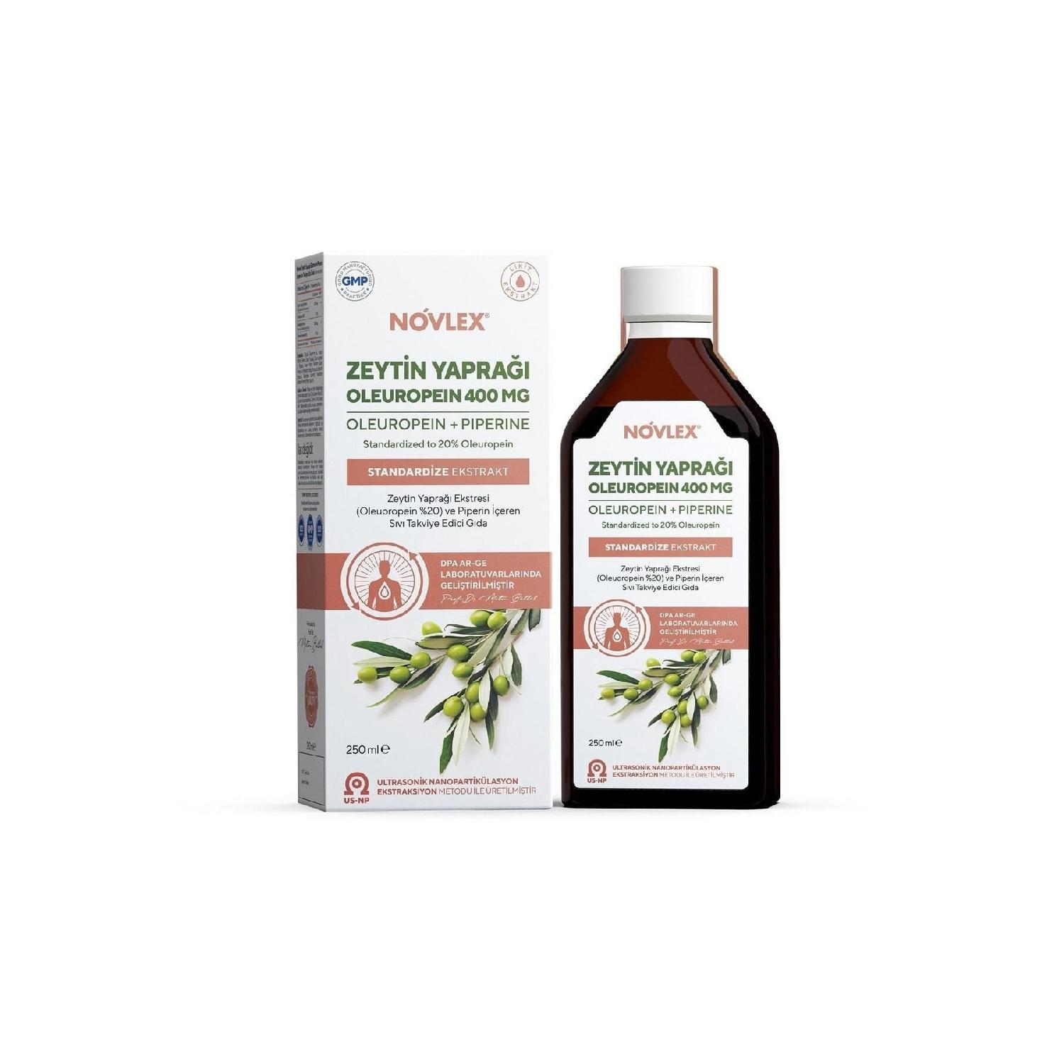 

Olive Leaf - Oleuropein (Olive Leaf) And Piper s Extract (extract) Reinforce Food 250 Ml