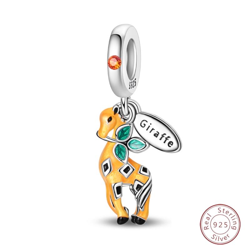 Sweety Copper Cake Poodle Crown Flowers Lover Luminous Charms Beads Fit 3Mm Bracelets Diy Fine Jewelry Making