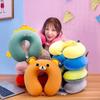 Cartoon Animal Memory Cotton U-shaped Pillow Neck Pillow Plane Travel Pillow Protection Cervical Spine Cervical Pillow