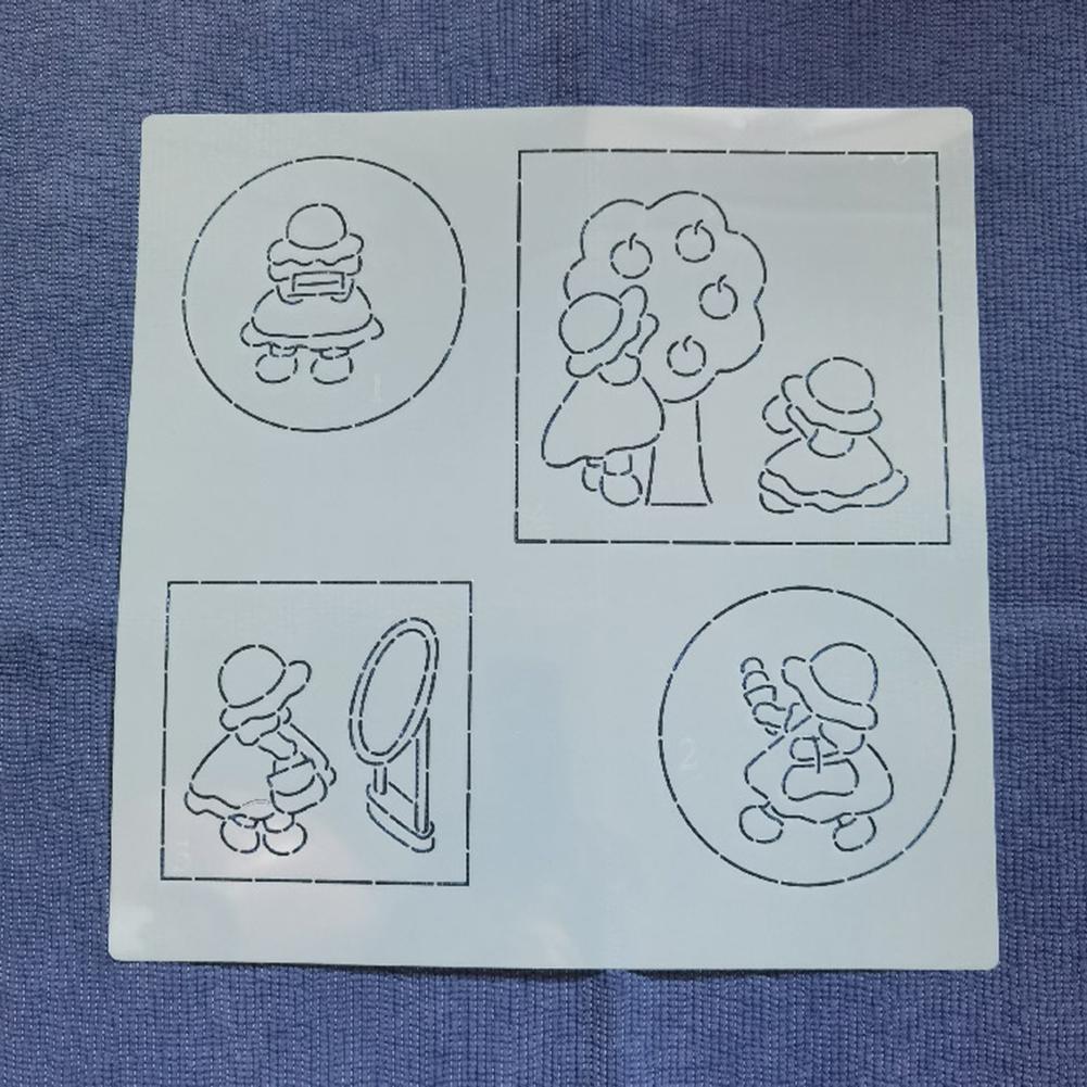 Patchworks Sewing Stencil DIY Hand Sew Wall Mat Fabric Embroidery Tool For Embroidery Patchworks Sewing Craft