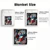 Anime Thin Flannel Blanket for Bedrooms,Living Rooms,Sofas Blankets,Offices,Lunch Breaks,Picnics,blanket,blankets Fluffy