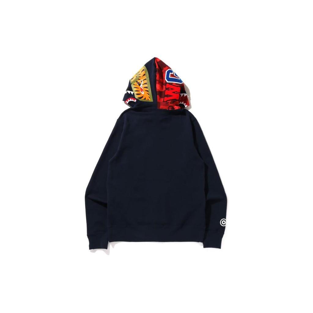 A BATHING APE Shark SS22 Color Camo Shark Full Zip Hoodie Sweatshirt Men's 1I30-115-023
