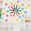 Colorful Crayon Alphabet Wall Stickers, Educational ABC Letters Removable Decals for Kids Room Nursery Learning Decor