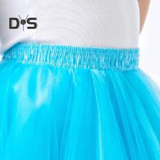 Women Tulle Skirt 50s Tutu Petticoat Elastic Waist Short Ballet Crinoline Petticoat Carnival Costume Underskirt