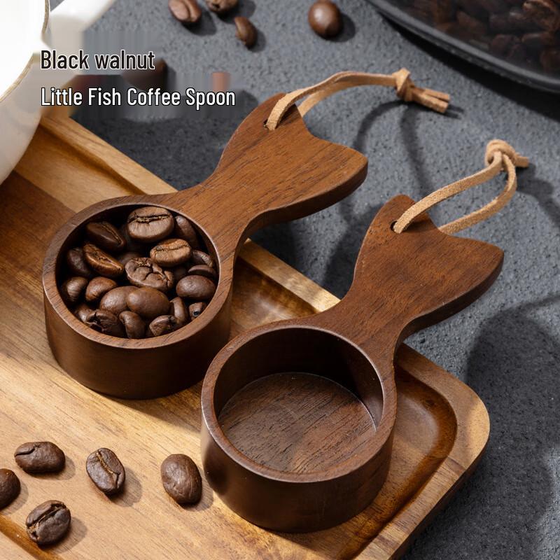 Kaffeebohnen-Messlöffel aus Massivholz