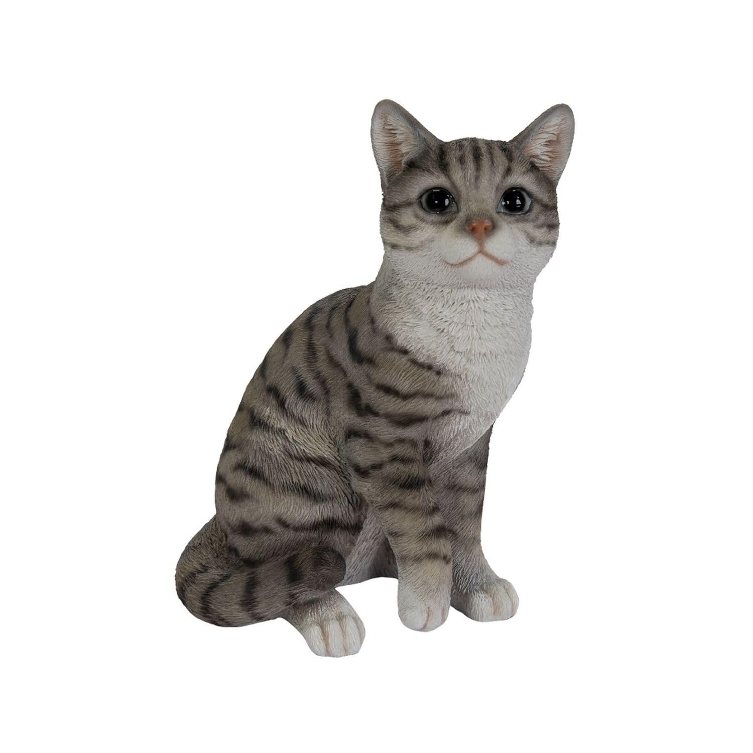 

Ubia Sitting Tabby and White x x Doll Animal Garden Cat, 18.7 12.5 22.5 cm, Figurine, Ornament, Decor, Cat, H15132-20