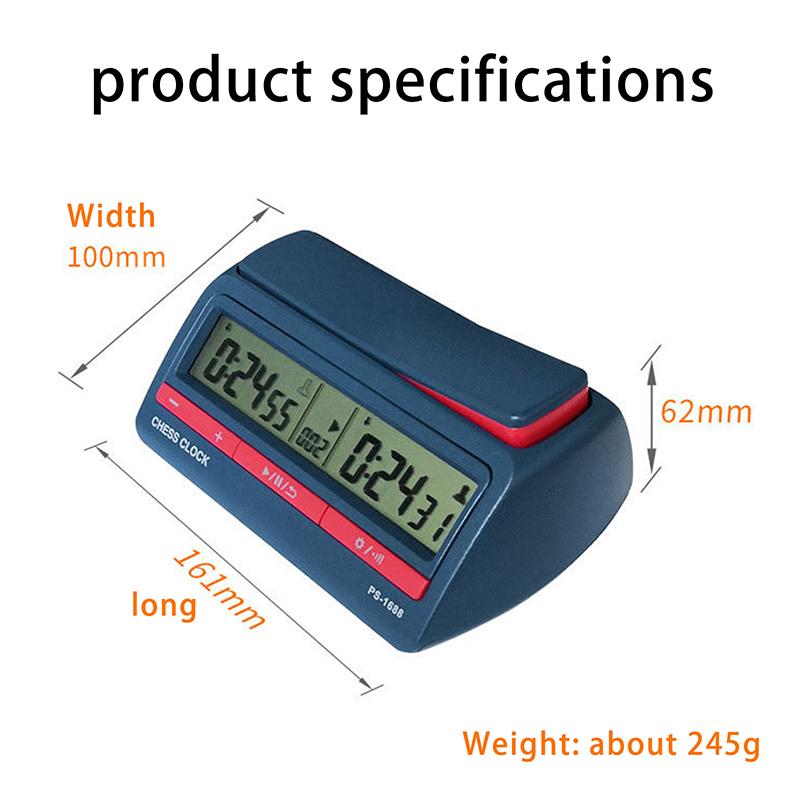 1 Set Board Game Clock Chess Clock Chinese Chess / Go / Chess Games Timer Clock Game Timer Chess Digital Timer