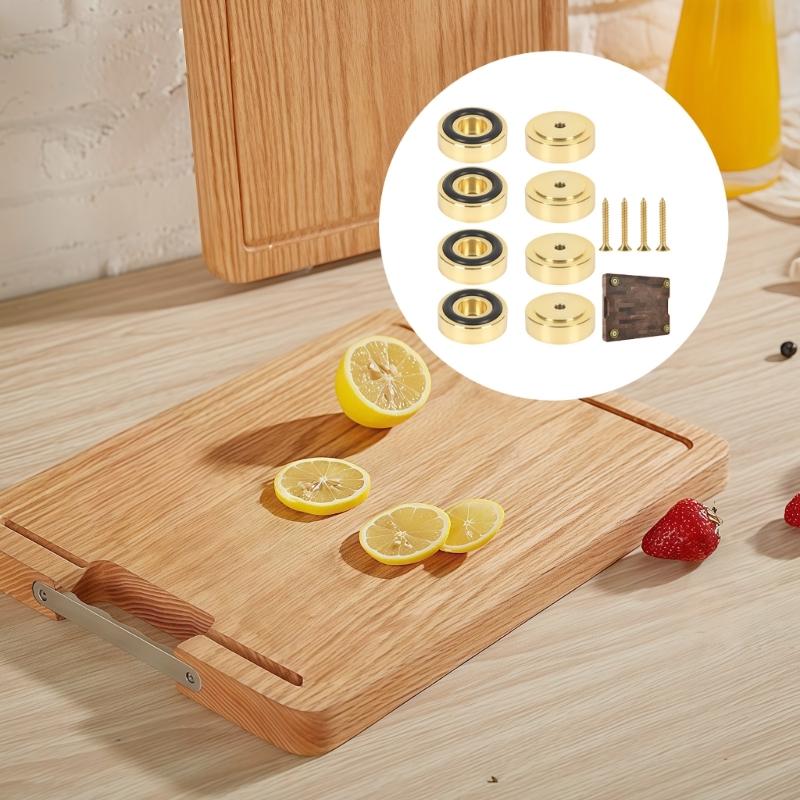 12Pcs Metal Stabilizer Feet Amplifier Speaker Isolation Stand Base for Kitchen Chopping Boards Provide Stability
