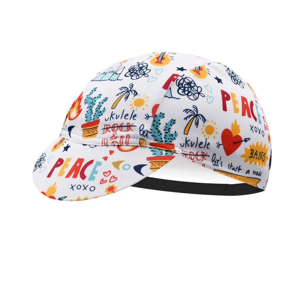 Outdoor Cycling Hat Sweat-absorbent Printed Sports Sun Hat Quick-drying Breathable Running Fitness Hat
