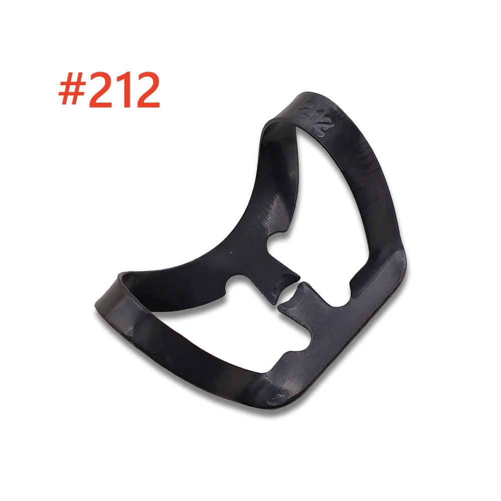 

1 шт. Титановое черное покрытие, самые популярные стоматологические зажимы для плотин, резиновый барьерный зажим, стоматологические реставрационные зажимы, автоклавируемые 1 piece NO.212