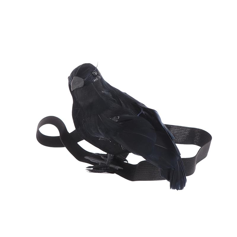 

Festive Halloween Simulation Black Bird Cosplay Gear with Elastic Band