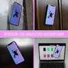 Silicone Adhesive Phone Holder Suction Phone Case Adhesive Mount Adhesive Square Suction Cup Phone Mount For Mirror Bathroom