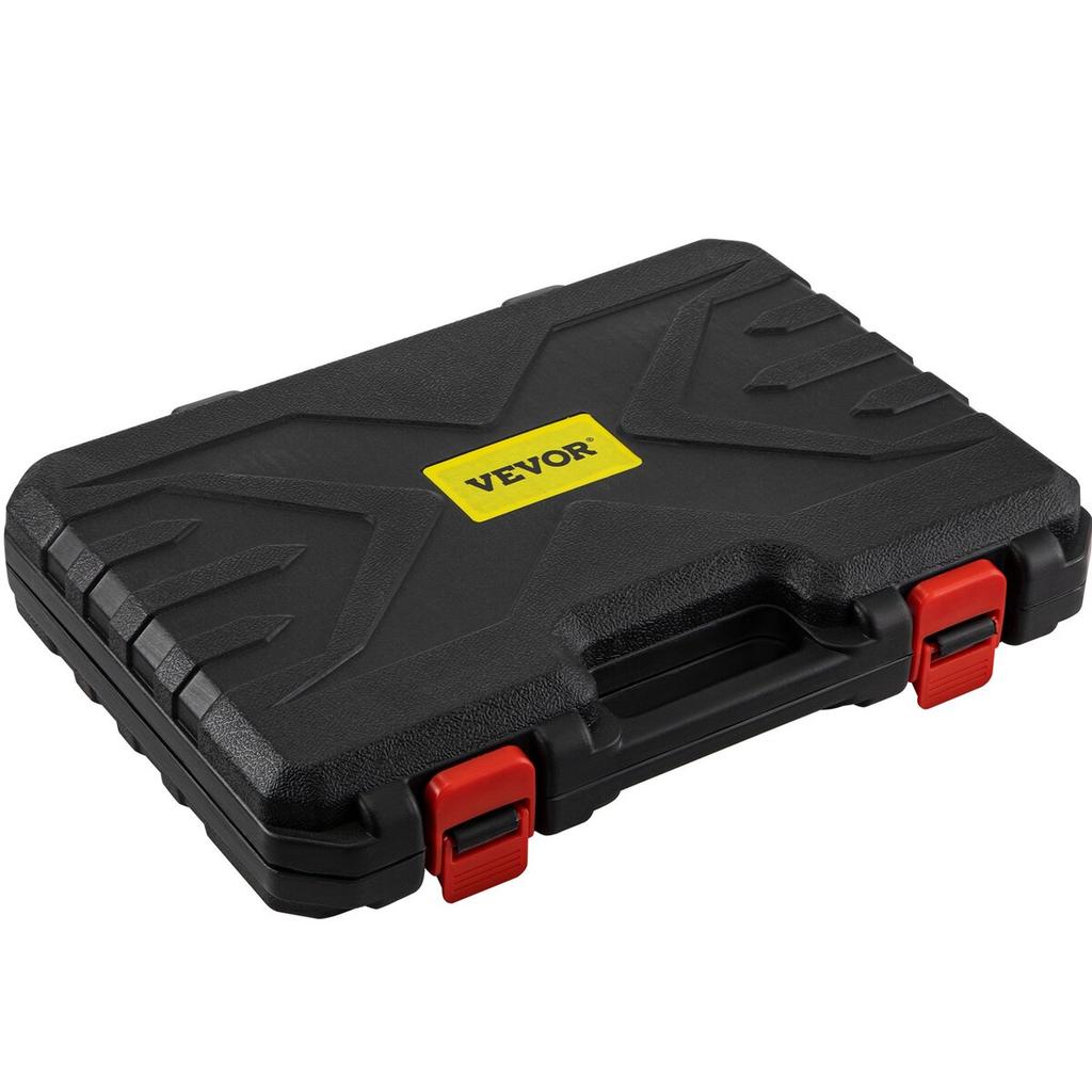 Hydraulic Flaring Tool Kit, 45° Double Flaring Tool, Brake Repair Brake Flaring Tools for 3/16"-1/2", Brake Flare Tool with Tube Cutter and Deburrer,