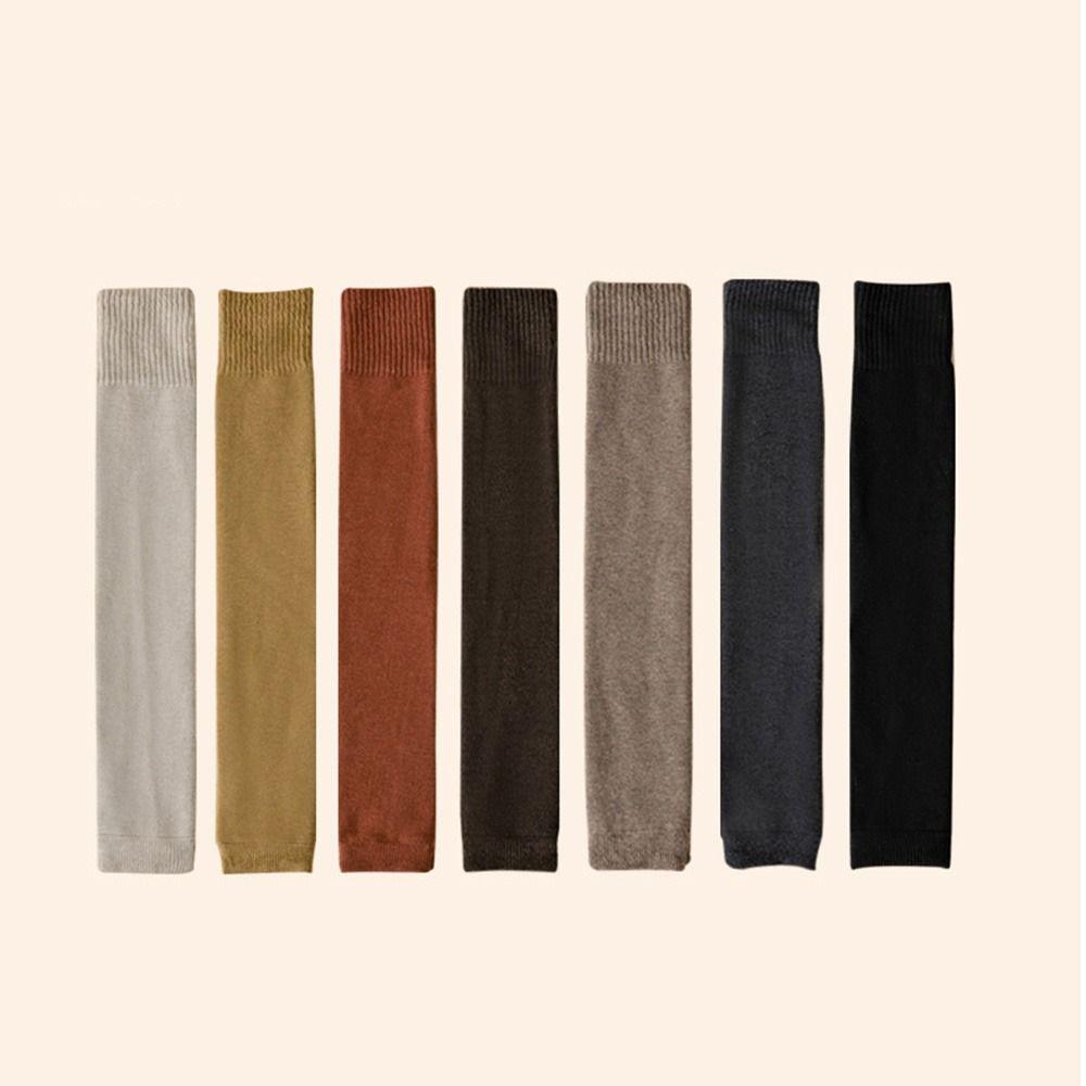 Farbige JK-Uniform für Mädchen Kniestrümpfe Damen Beinwärmer Lolita Armstulpen Gestrickte Fußabdeckung