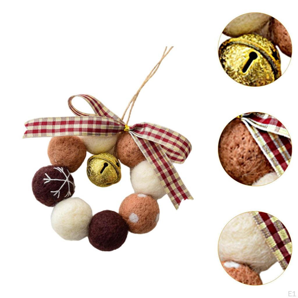 Christmas Tree Wreath Pendant Decor Gift Xmas Decoration Hanging Ornament for Hallway