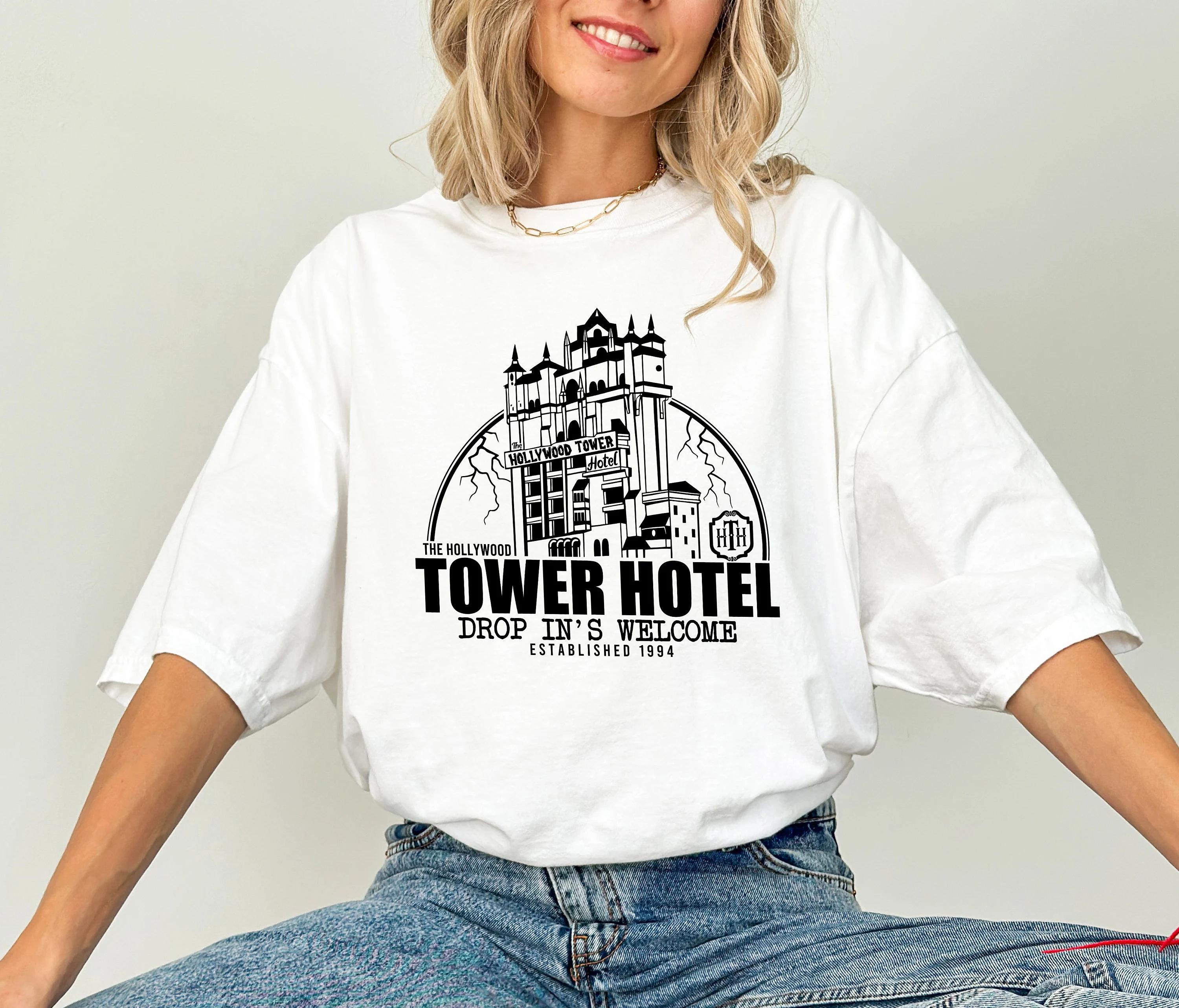 The Hollywood Tower Hotel Shirt Tower of Terror TShirt   Hollywood Studios Family Shirts  land Trip Tee S