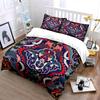 Vibrant Baroque Floral Pattern Bedding Duvet Cover Set  (1*Duvet Cover 2*Pillowcases, without duvet insert)