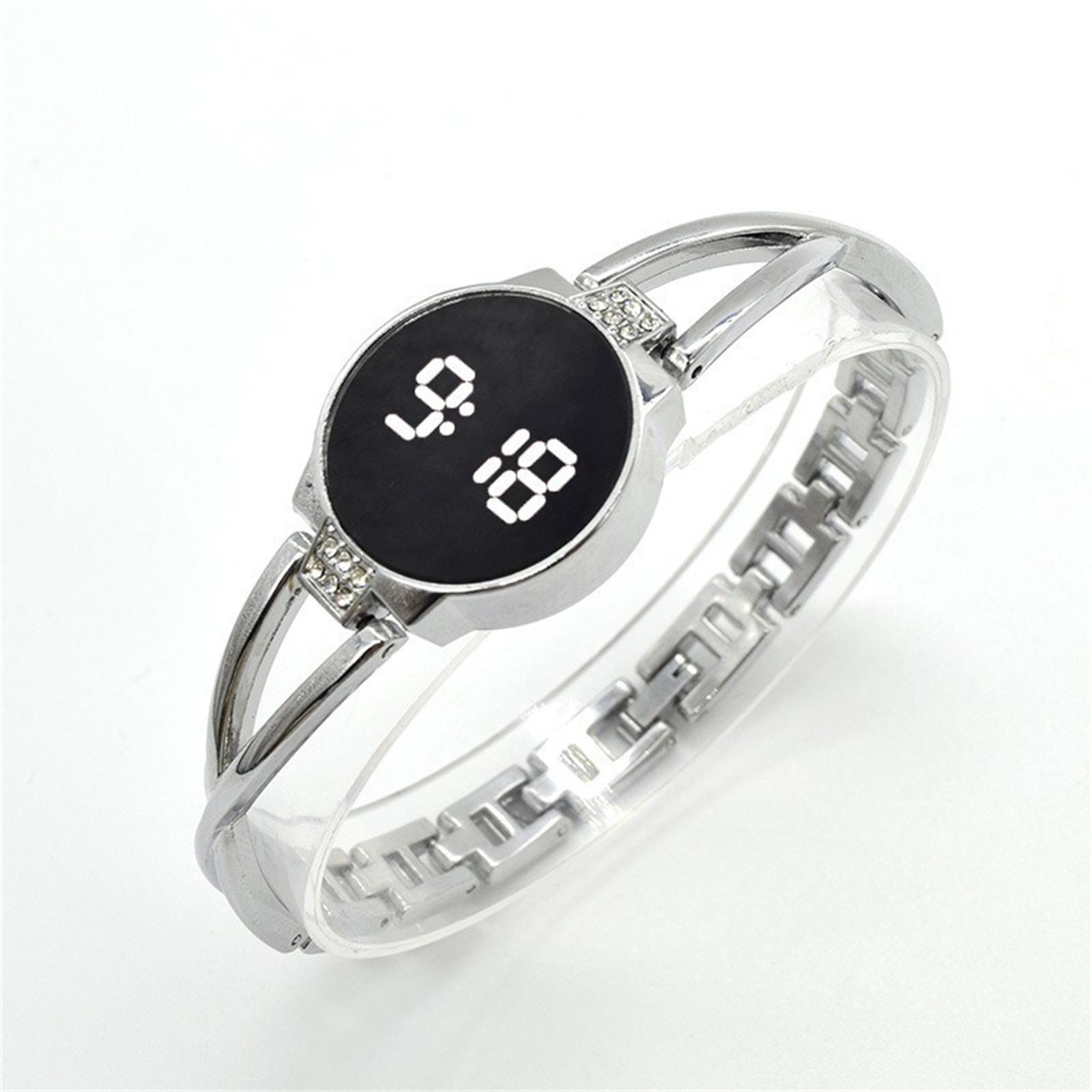 

Модные женские электронные часы с кожаным ремешком – Стильные цифровые наручные часы для леди, Элегантный дизайн, Идеальный подарок на день рождения, , для повседневной носки One Size