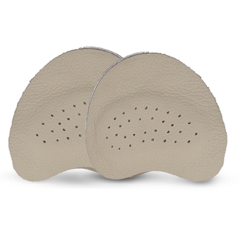 Leather Forefoot Pad: Soft, Sweat-Absorbing, Anti-Slip Stickers for High Heels and Summer Sandals.
