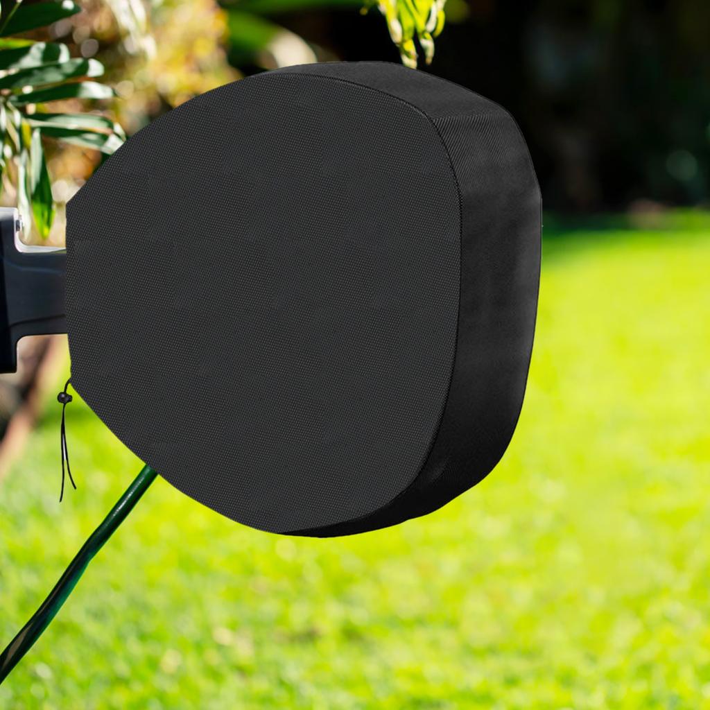 Protection Tool Hose Reel Cover Waterproof 55*55*30cm Black Retractable Silver Coated Wall-mounted 165g Garden