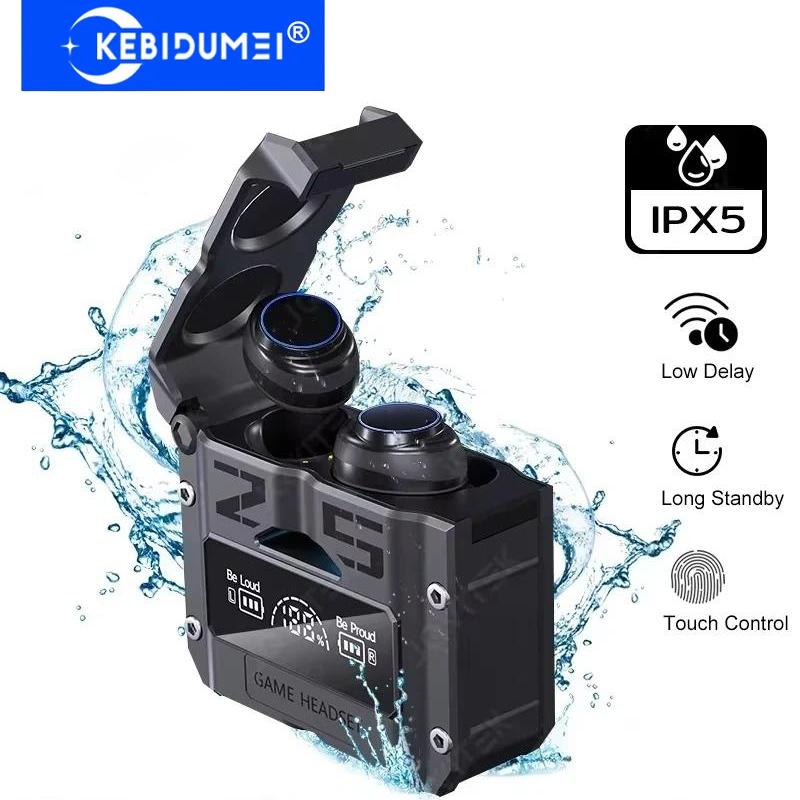 Bluetooth 5.3 Gaming Headset Wireless Low Latency E-Sports Headphones With 2000MAH Charging Box