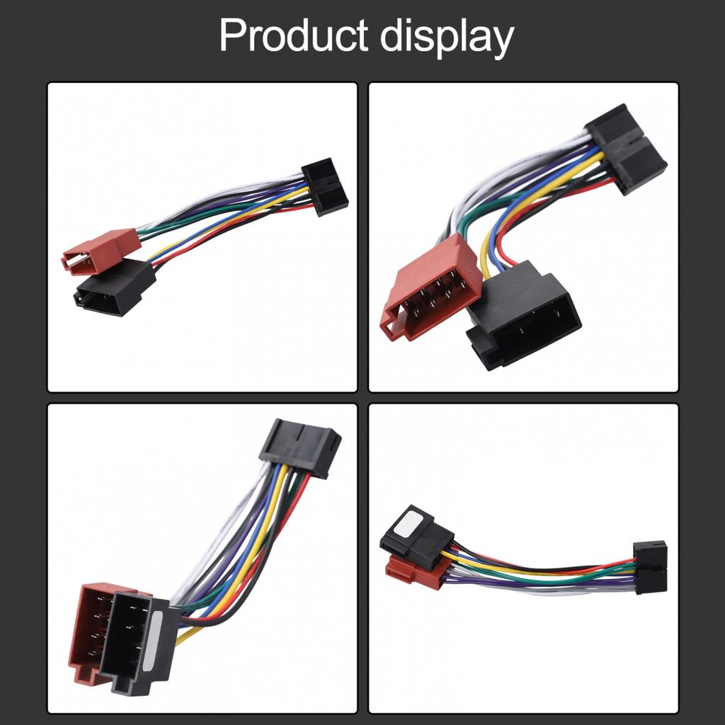 Car Radio ISO Adapter Din Connector Pin Cable Pin Car Radio ISO Adapter