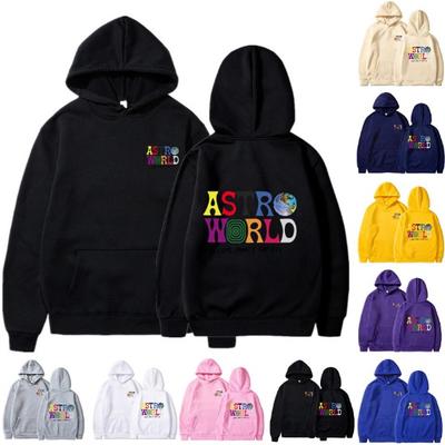 2024 Men's and Women's Leisure Sports Plush Long Sleeved Loose Pullover with Letter Print and Rope Hoodie