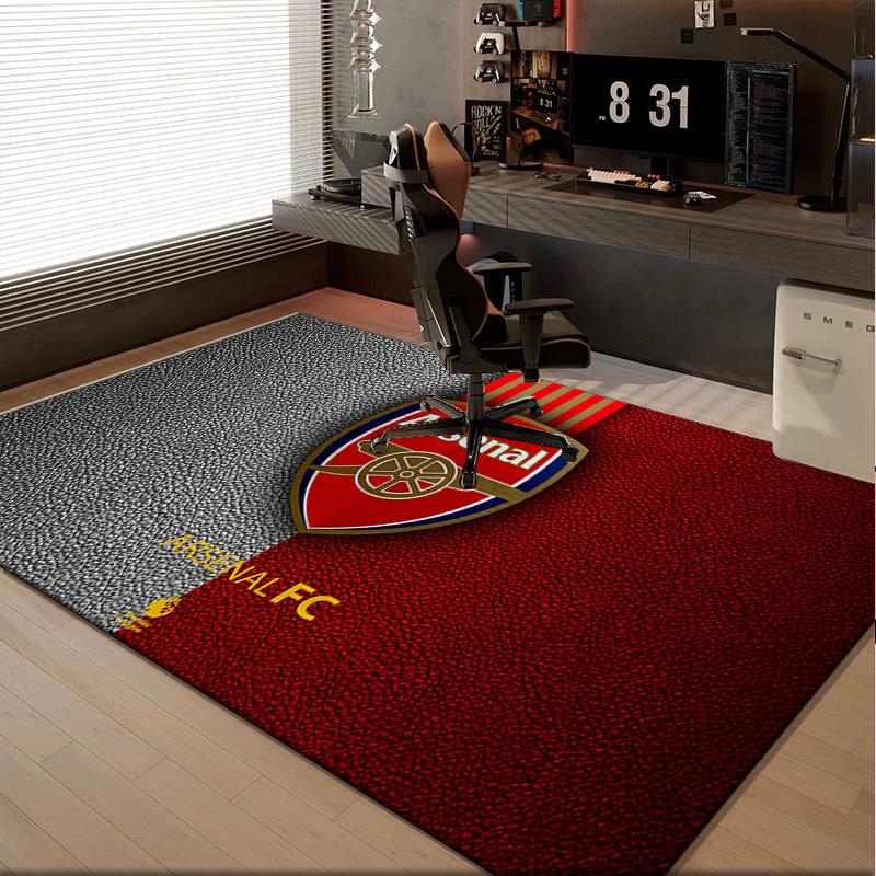 1PC rug Arsenal Football Club Crest Carpet, Chair Rug,Area Rug for Office Bedroom living rooms bedroom, Doormat decor Christmas fan gifts