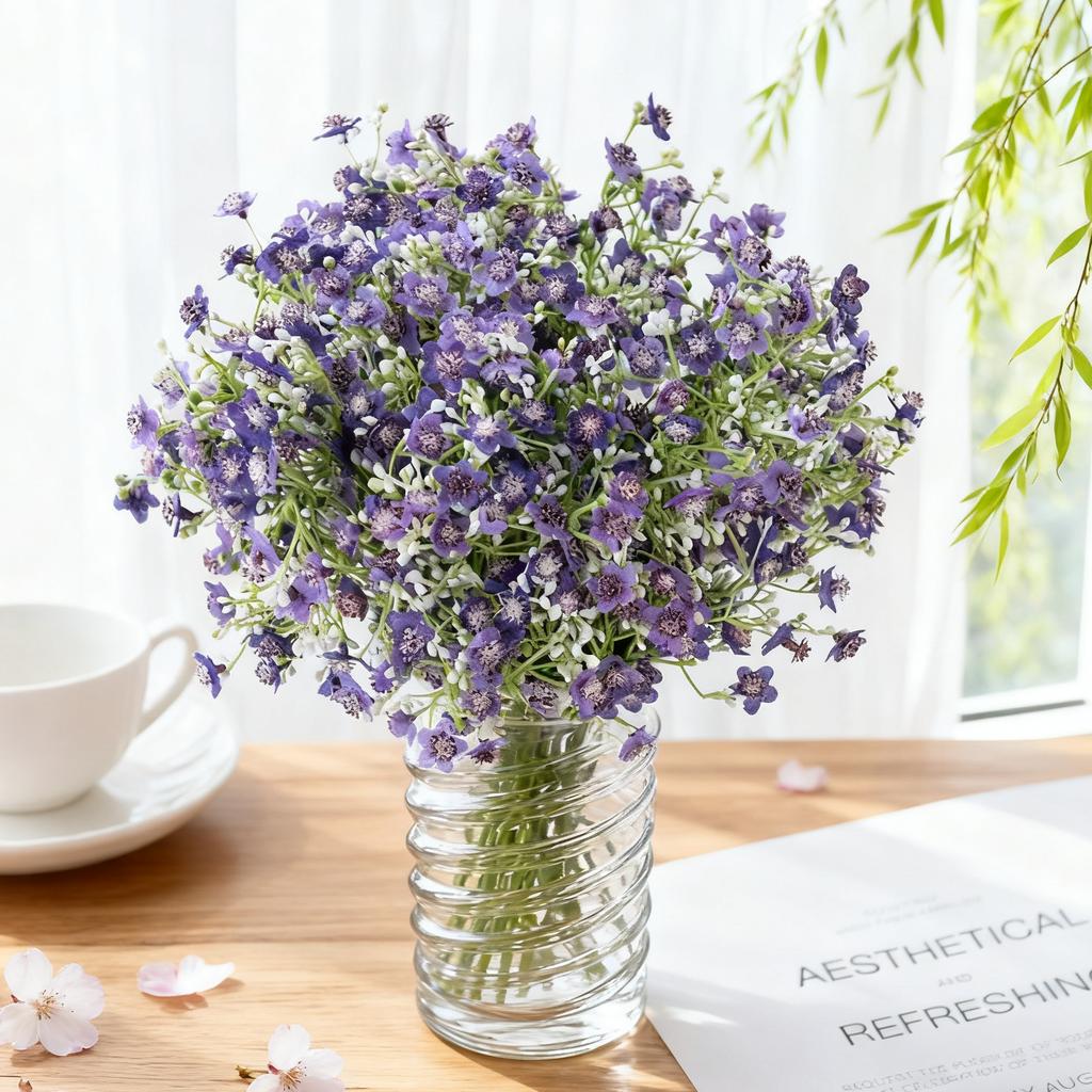 Artificial Flowers Gypsophila High Quality Festival Wedding Bridal Bouquet Outdoor Yard Garden Home Room Table Diy Gifts Decora