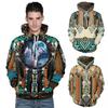 Indian Chief Native Tribal Totem Pullover Hoodie Jacket For Men And Women Warm And Soft