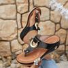 Fashion Summer Slippers Women 2025 Big Size Platform Wedges Sandals Slippers Non-Slip Open Toe Flip Flops Ladies Comfortable Beach Shoes