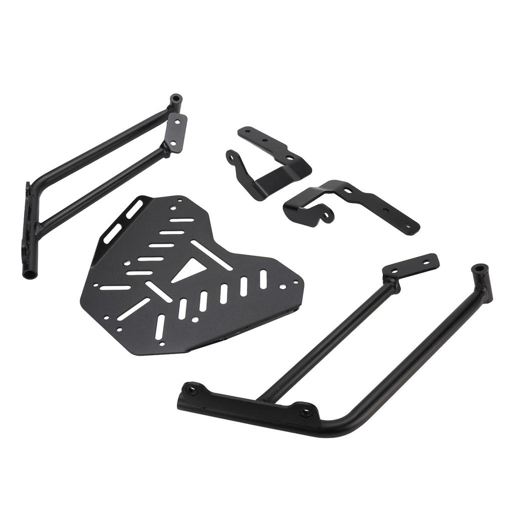 Motorcycle Rear Luggage Rack Carbon Steel Strong Load Bearing Secure Support Cargo Carrier Holder Bracket Replacement