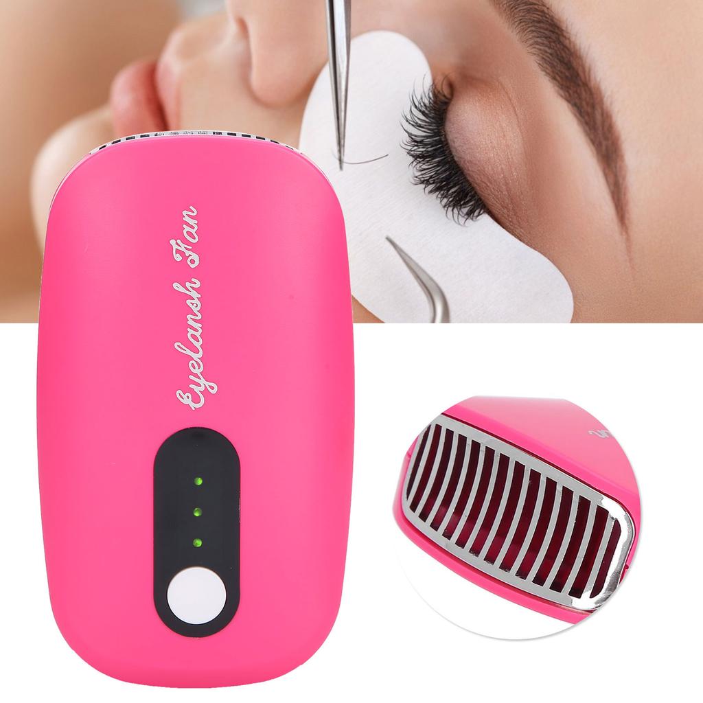 Eyelash Mini Blow Dryer Fan USB Rechargeable Grafting Eyelashes Extension Glue Dryer Fan