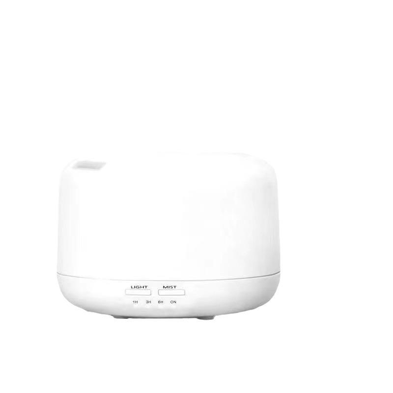 Compact 500ML Remote Controlled Ultrasonic Aroma Diffuser & Humidifier with Silent Muji Style for Bedroom